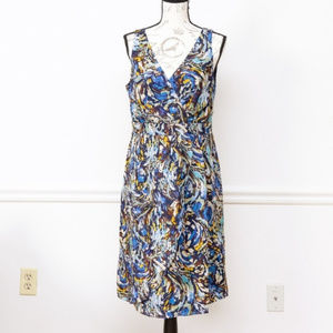 Anthropologie MoulinetteSoeurs Van Gogh Silk Dress